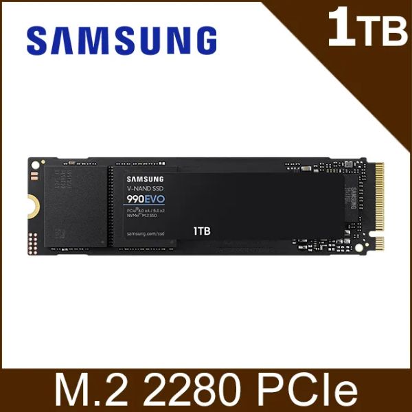 圖片 三星 Samsung 990 EVO 1TB/PCIe 4.0 x4/5.0 x2/讀:5000/寫:4200