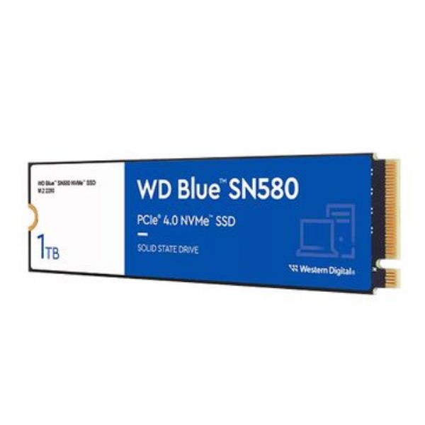 圖片 WD 藍標 SN580 1TB/Gen4 PCIe 4.0/讀:4150/寫:4150/TLC【五年】