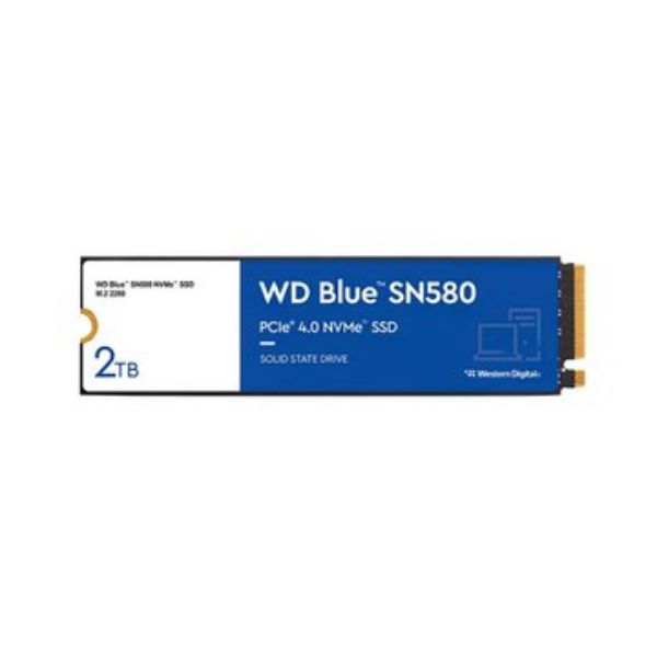 圖片 WD 藍標 SN580 2TB/Gen4 PCIe 4.0/讀:4150/寫:4150/TLC【五年】