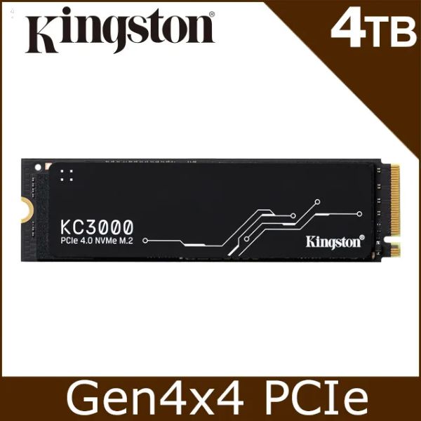 圖片 金士頓 KC3000 4TB/Gen4 PCIe 4.0/讀:7000/寫:7000/TLC