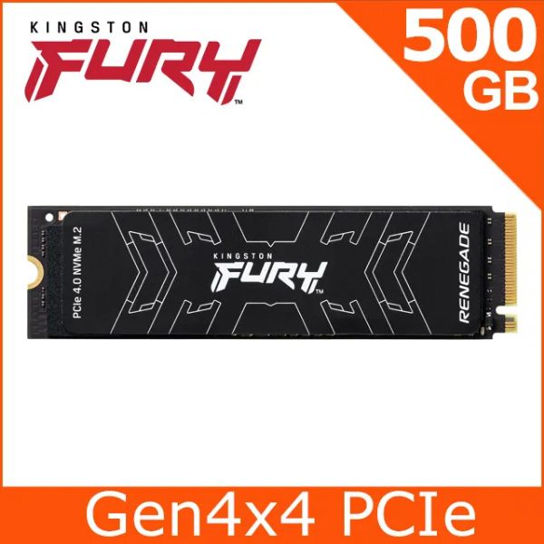 圖片 金士頓 FURY Renegade 500G/Gen4 PCIe 4.0/讀:7300/寫:3900/TLC