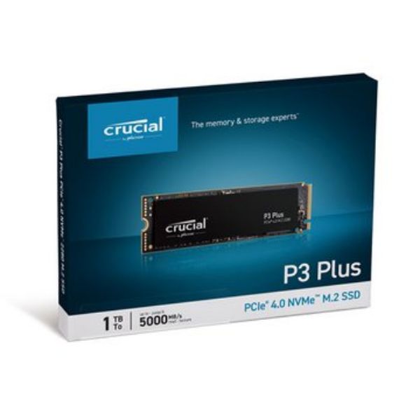 圖片 美光Micron Crucial P3 Plus 1TB/Gen4 PCIe 4.0//讀:5000M/寫:3600M/QLC顆粒/五年