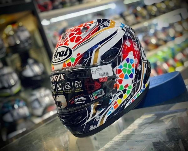 圖片 UPC騎士精品_台中店 Arai RX-7X NAKAGAMI GP2 中上貴晶 選手彩繪 安全帽 進口帽