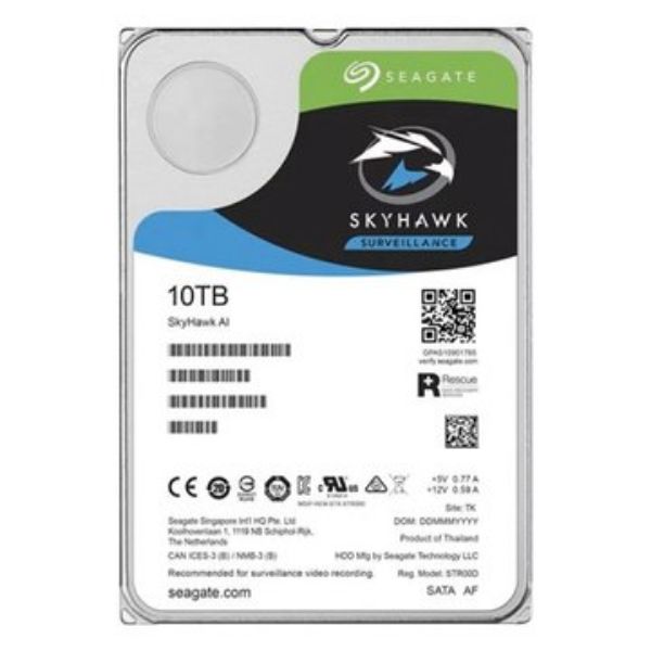 圖片 Seagate 10TB【監控鷹】(256M/7200轉/五年保/3年 Rescue)(ST10000VE001)