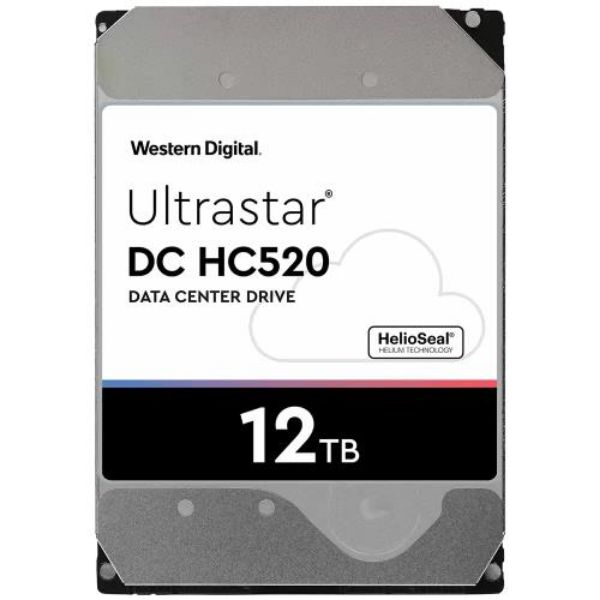 圖片 WD 12TB【Ultrastar DC HC520】256MB/7200轉(HUH721212ALE604)