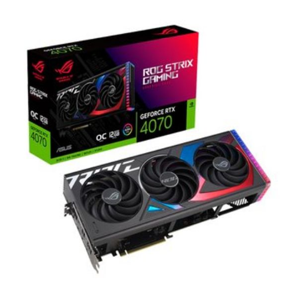 圖片 華碩 ROG-STRIX-RTX4070-O12G-GAMING(2640MHz/34cm/16Pin/三風扇/註五年)