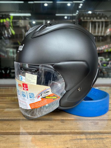 圖片 UPC騎士精品_台中店 ARAI VZ-RAM 素色 消光黑 安全帽 進口帽 半罩