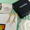 圖片 CHANEL 24P 菱格經典雙C 垂墜耳環