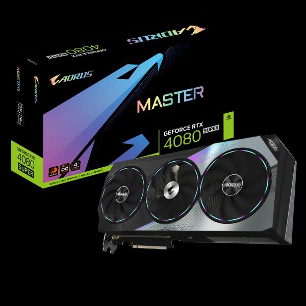 圖片 技嘉 AORUS RTX4080 SUPER MASTER 16G(2625MHz/36cm/三風扇/註五年)