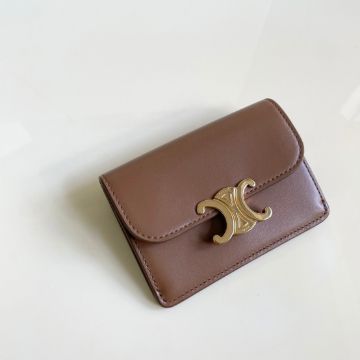 圖片 #已售 歡迎詢問預訂# CELINE 凱旋門奶茶色卡包