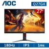 圖片 AOC Q27G4(1H1P/1ms/IPS/180Hz/無喇叭/Adaptive-Sync)電競螢幕