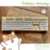 圖片 Ducky x Shiba Says One2 柴語錄 機械式鍵盤 青軸/中文/PBT/熱昇華/黃咖蓋/Rgb