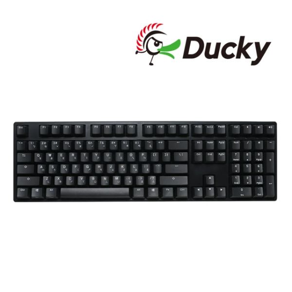 圖片 Ducky Origin 魅影黑 機械式鍵盤 有線/青軸/中文/Pbt/黑帽/黑蓋/Phantom Black