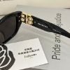 圖片 BALENCIAGA BB0311SK-001 黑金膠框太陽眼鏡