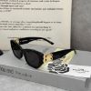 圖片 BALENCIAGA BB0311SK-001 黑金膠框太陽眼鏡