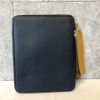 圖片 【哈極品】美品《Anya Hindmarch 深藍色 全皮 Ipad air 套》