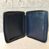 圖片 【哈極品】美品《Anya Hindmarch 深藍色 全皮 Ipad air 套》