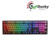 圖片 Ducky One3 Aura 機械式鍵盤 靜音紅軸/中文/Pbt/二色/熱插拔/極光黑/Rgb/霧透布丁鍵帽