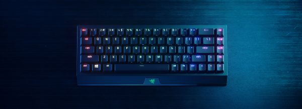 圖片 Razer BlackWidow V3 Mini 三模鍵盤/有線-無線-藍牙/黃軸/英文/65%設計/Rgb