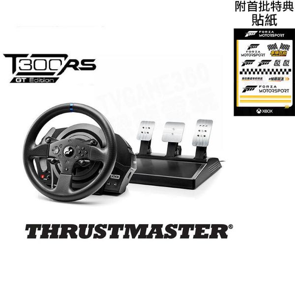圖片 THRUSTMASTER T300RS GT 賽車方向盤 PS5 PS4 PS3 PC 台灣公司貨【台中恐龍電玩】