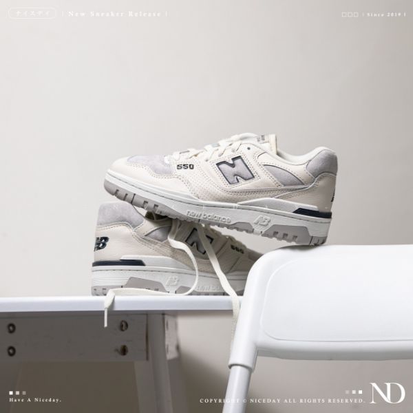 NICEDAY 現貨 New Balance 550 米白 女款 復古鞋 BBW550RB