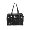 圖片 Prada 銀三角logo多功能尼龍寵物提袋(2VC968-黑)