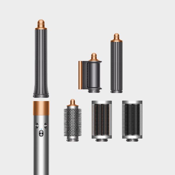 圖片 福利品特價-Dyson Airwrap Complete HS05 多功能造型器/造型器/捲髮器(旗艦款 限量加長版 鎳銀色)｜贈 光澤雙梳+光澤雙梳《WUZ屋子》Z-104-HS05L-NC