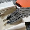 圖片 Hermes 黑白編織銀釦背帶