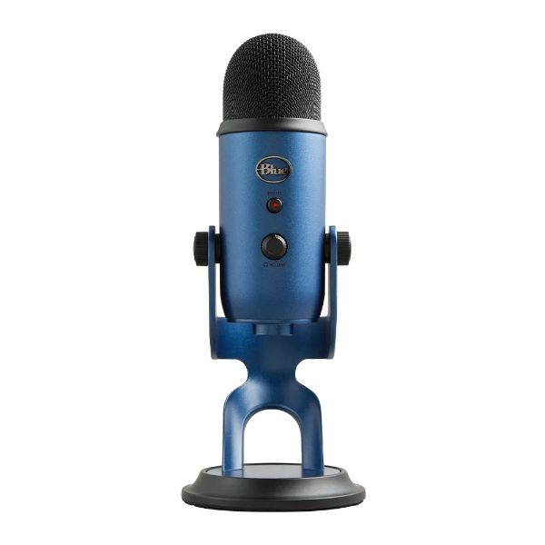 圖片 Blue Yeti 麥克風 (藍)/Usb/3 受音頭技術/心型、雙向、全向、立體聲模式/側向式