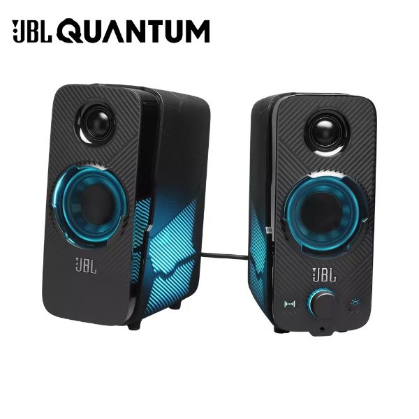 圖片 JBL Quantum DUO Rgb 環繞音效藍牙電競喇叭/2.5 英寸驅動器/高音揚聲器/Rgb