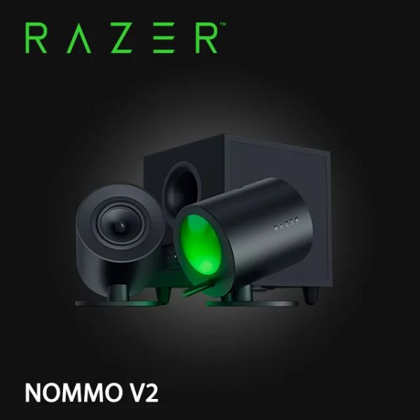 圖片 Razer Nommo V2 天狼星 喇叭/有線-藍牙5.3/2個3吋全音域驅動單體/虛擬7.1/1個5.5吋重低音/Rgb