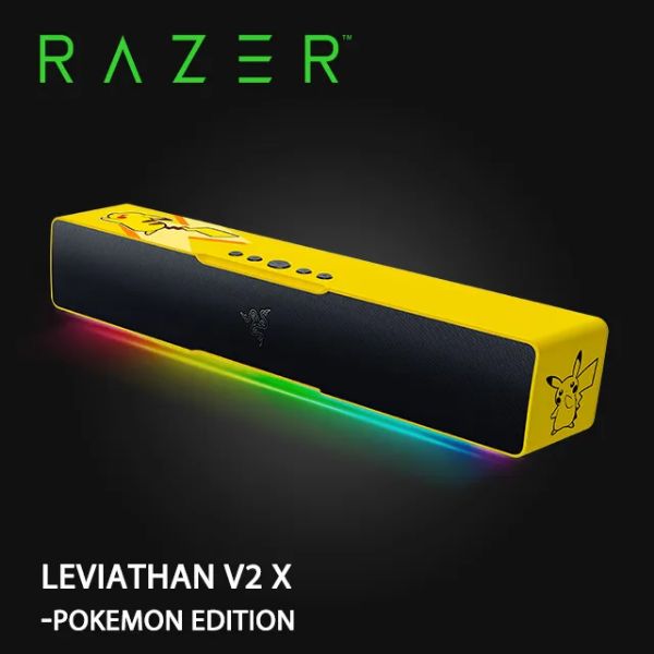 圖片 Razer Leviathan V2 X Pokemon Edition（寶可夢聯名）利維坦巨獸喇叭/Type C供電/藍牙5.0/Rgb