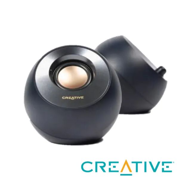 圖片 Creative Pebble V2 桌上型喇叭(黑)/有線/總功率 8W/Usb-c供電