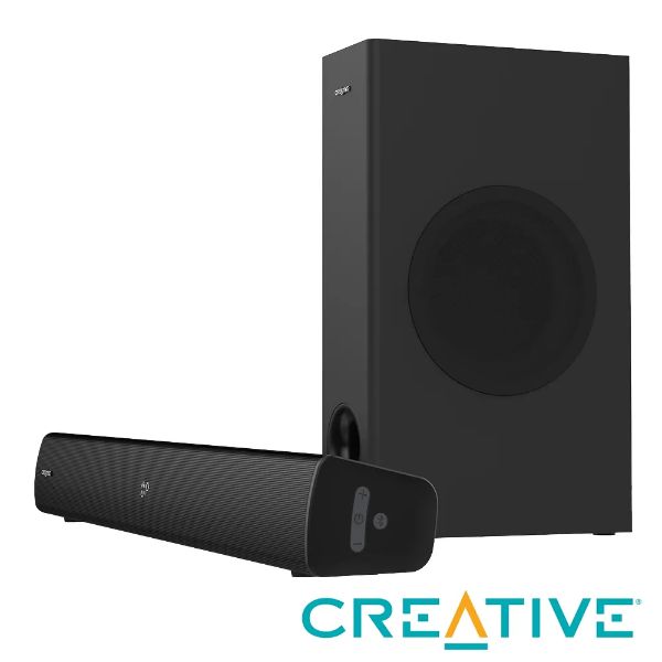 圖片 Creative Stage V2 喇叭(Soundbar+低音喇叭)/藍牙5.0/80W RMS/Clear Dialog和Surround