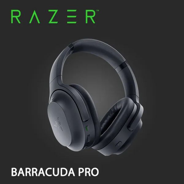 圖片 Razer Barracuda Pro 雙模無線耳機/2.4g-藍牙/混合式主動抗噪/Thx/整合式波束賦形抗噪麥克風