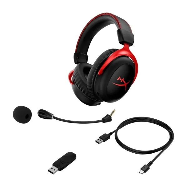 圖片 HyperX Cloud II 電競耳麥(黑紅色)/有線/虛擬7.1環繞音效/53mm 驅動單體/鋁合金結構