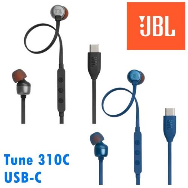 圖片 JBL Tune 310C 入耳式耳機（黑）/Usb-C/三鍵式附麥克風遙控/JBL Pure Bass 音效