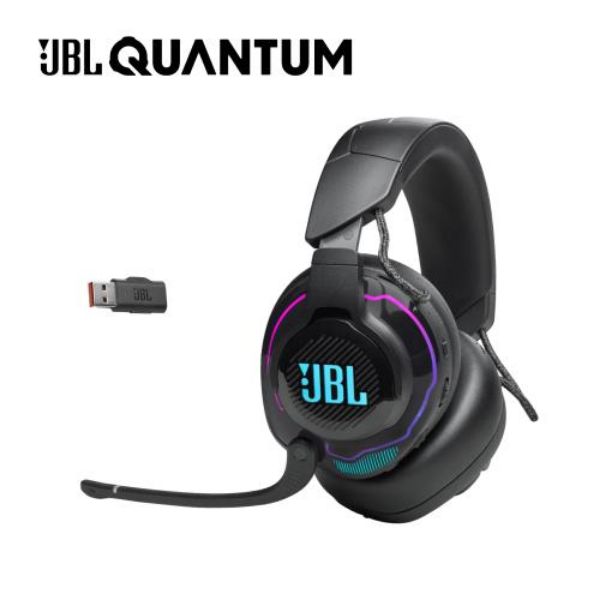 圖片 JBL Quantum 910 Wireless 無線耳機/2.4g-藍牙5.2/虛擬7.1/頭部追蹤功能/主動式降噪