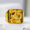圖片 黃金男戒指-祥龍獻瑞