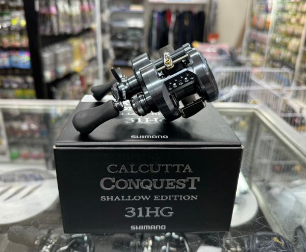 圖片 SHIMANO 24年黑康CALCUTTA CONQUEST SHALLOW EDITION 31HG左手