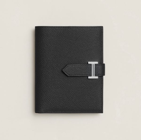 圖片 Hermes Bearn Compact 黑銀