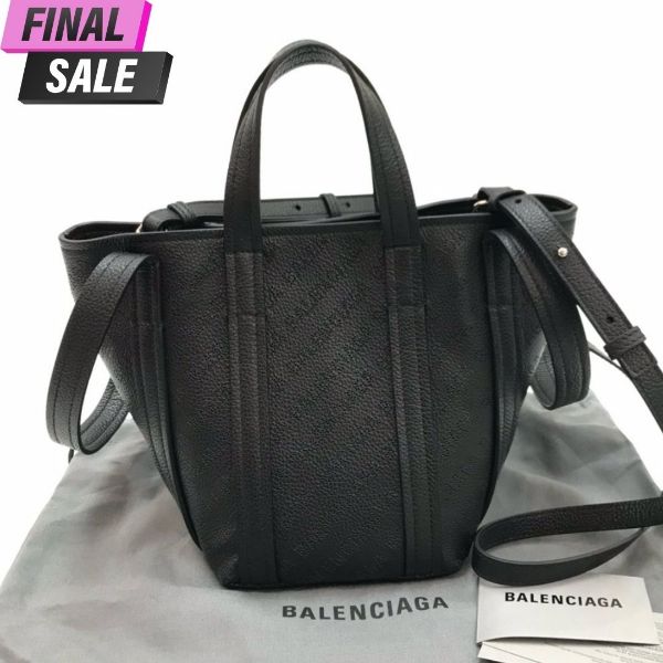 圖片 Balenciaga 672793 雷射打孔 Logo小牛皮 Everyday Xs包 黑色【促銷品】