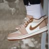 圖片 NIKE JORDAN 1 AJ1 Tan Brown 牛奶糖 雕花 男鞋 HF5753-221