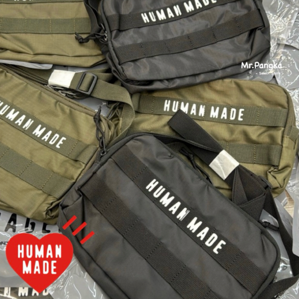 圖片 ❤️ HUMAN MADE MILITARY LIGHT POUCH 黑色 軍綠 小包