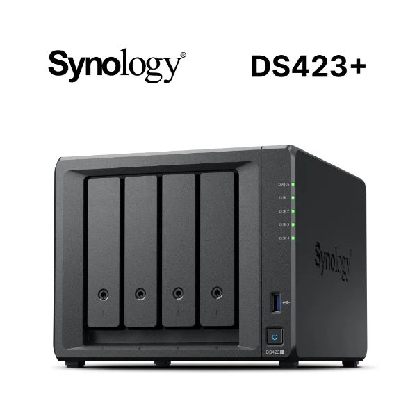 圖片 Synology DS423+ 搭【Synology HAT3310 12TB*2顆】