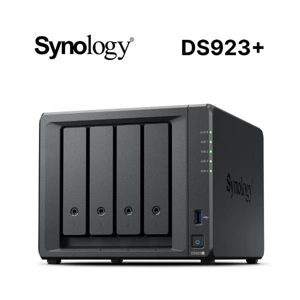圖片 Synology DS923+ 搭【Synology HAT3310 12TB*2顆】