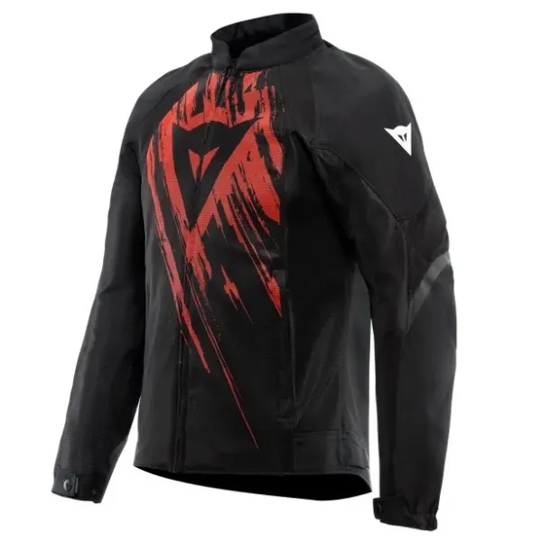 圖片 『嘉義Riderment萊德曼騎士部品』Dainese 丹尼斯 HEROSPHERE AIR TEX JACKET BLACK/RED 夏季透氣輕薄防摔衣 