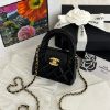圖片 CHANEL 24P KELLY NANO 黑金手提包
