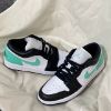 圖片 Air Jordan 1 Low "Green Glow" 黑白 薄荷綠🍃男鞋 553558-131