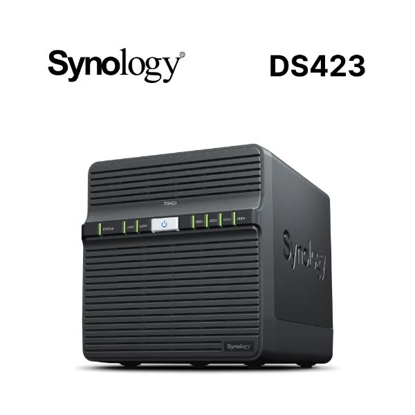 圖片 Synology DS423【4Bay】Realtek RTD1619B 四核1.4GHz/2GB/G-LAN*2/U3*2